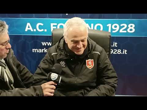 Gs TV- mister Paolo Indiani after Foligno-Us Grosseto 2-1.