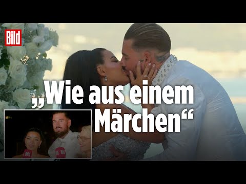 Leyla und Mike reagieren auf ihre schönsten Hochzeits-Momente | Die Heiters – jetzt wird geheiratet