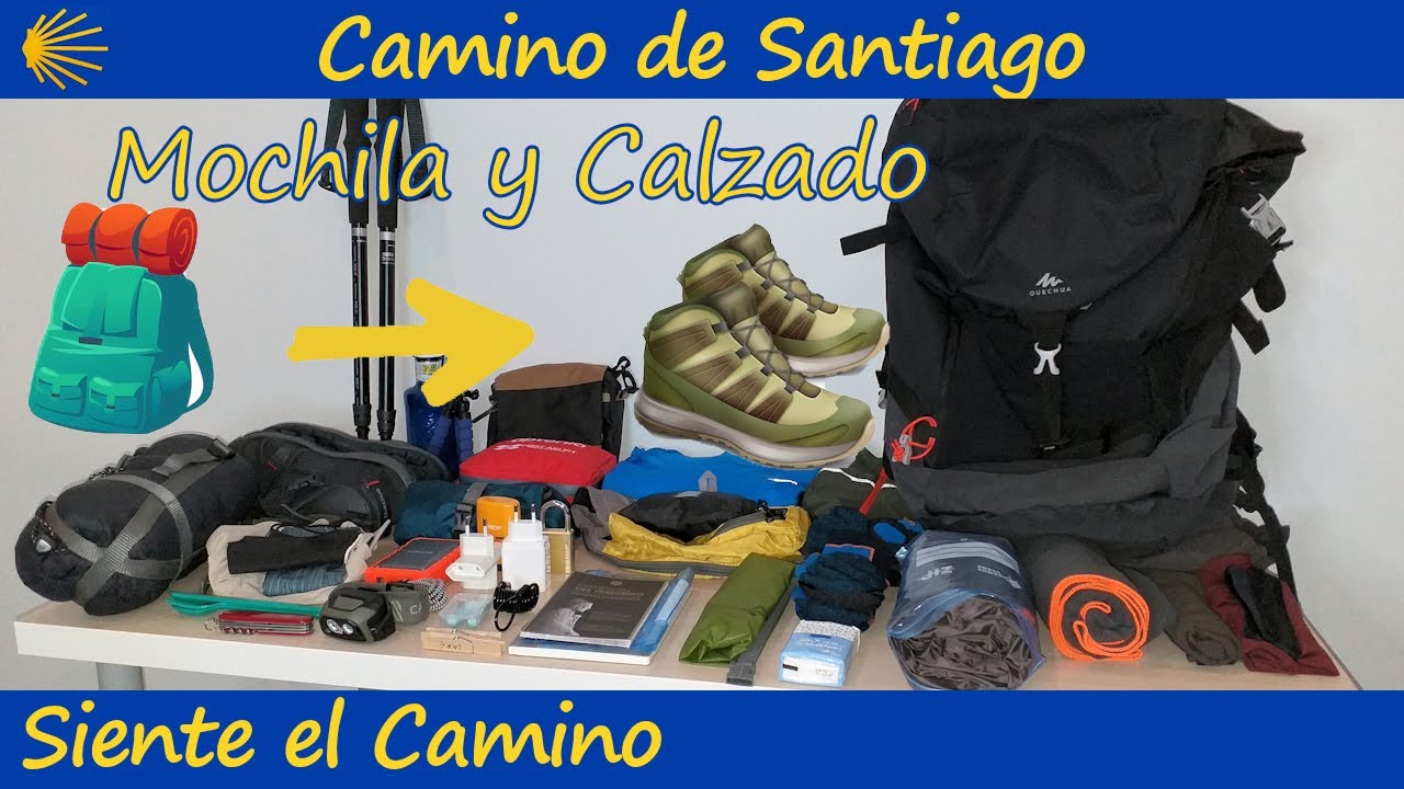 🔴 MOCHILA y CALZADO para el Camino de Santiago 🎒👟