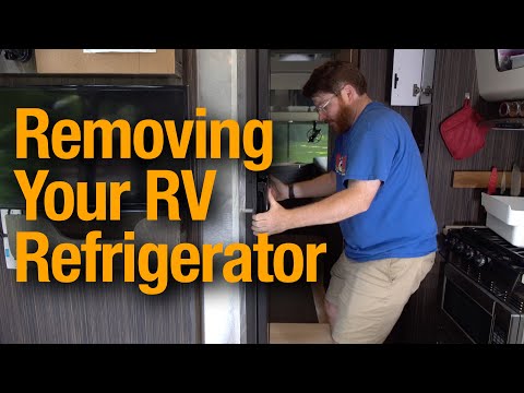 How to Remove an RV Fridge - Detailed Walkthrough - Airstream, Dometic Refrigerator Removal - Vent
