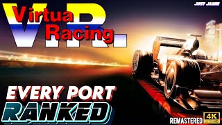 Which Version of Virtua Racing Did I Rank No.1? (4K Remaster) #virtuaracing #sega #arcadegames
