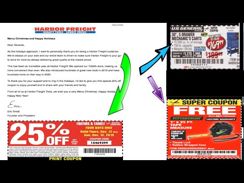 Harbor freight 3 day after christmas sale (with a never before seen free item!) Harbor Freight Coupons 25% Printable - updated Sept.22