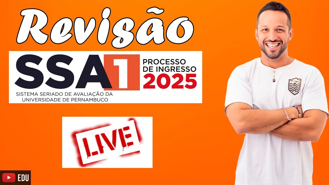 Revisão Final SSA 1 2024 - Biologia - Live 2 - Resolução de Questões