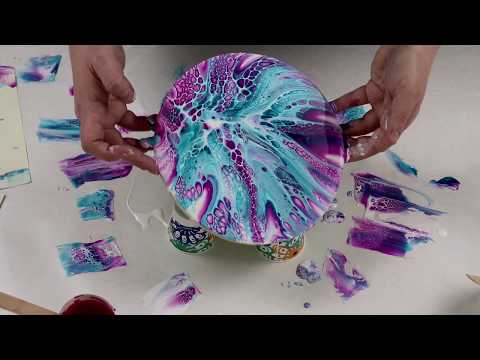 (407) Swipe for Cells!! Swipe and Dutch Pour with SheleeArt Recipe. Acrylic Pouring Technique