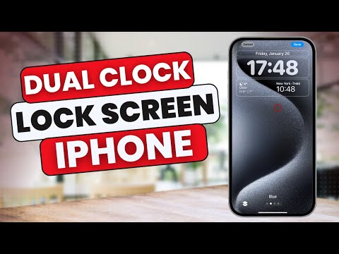 iPhone Trick For Showing Two Clocks At Once!