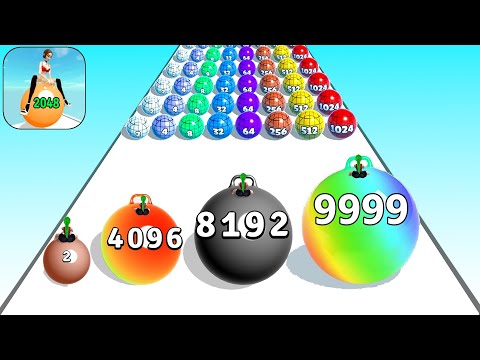 Top Video Tiktok Gameplay - Satisfying Mobile Games Yoga Balls Run, Marble Run, Count Masters...