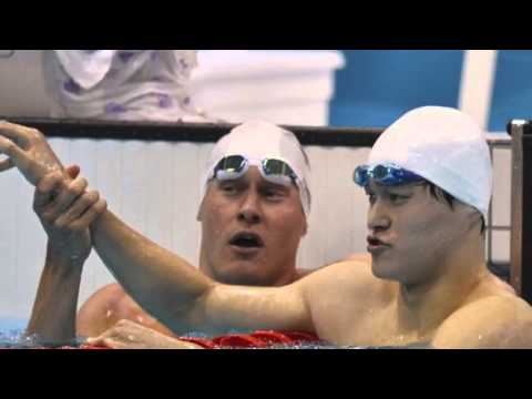 Sun Yang of China Wins Mens 400m Freestyle Swimming Gold London 2012