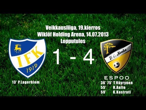 HonkaTV kooste: IFKM - FC Honka 1-4 [14.07.2013]