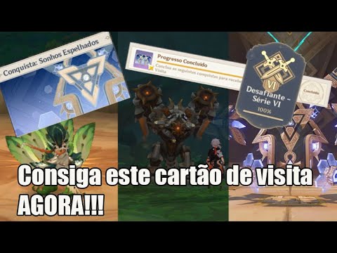 Como pegar o novo Cartão de visita Desafiante Série VI fácíl