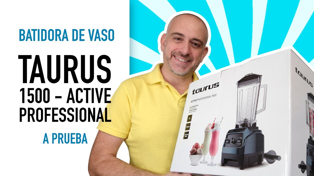 Watch 🥤 Batidora de vaso Taurus Active Professional 1500 a prueba Now 🥤 Batidora de vaso Taurus Active Professional 1500 a prueba