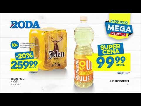 Roda | Mega nedelja 27.09 - 3.10.2019.
