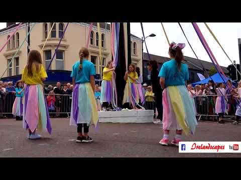 Maypole Dance, Holywood County Down (traditional N Irish event scenery and music)