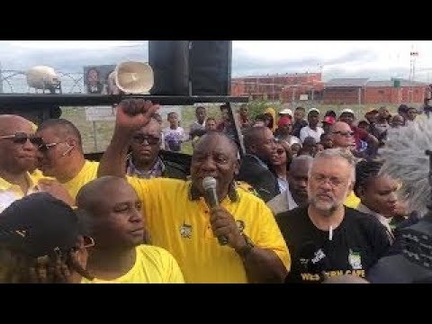 Ramaphosa visits Delft to address Western Cape voters