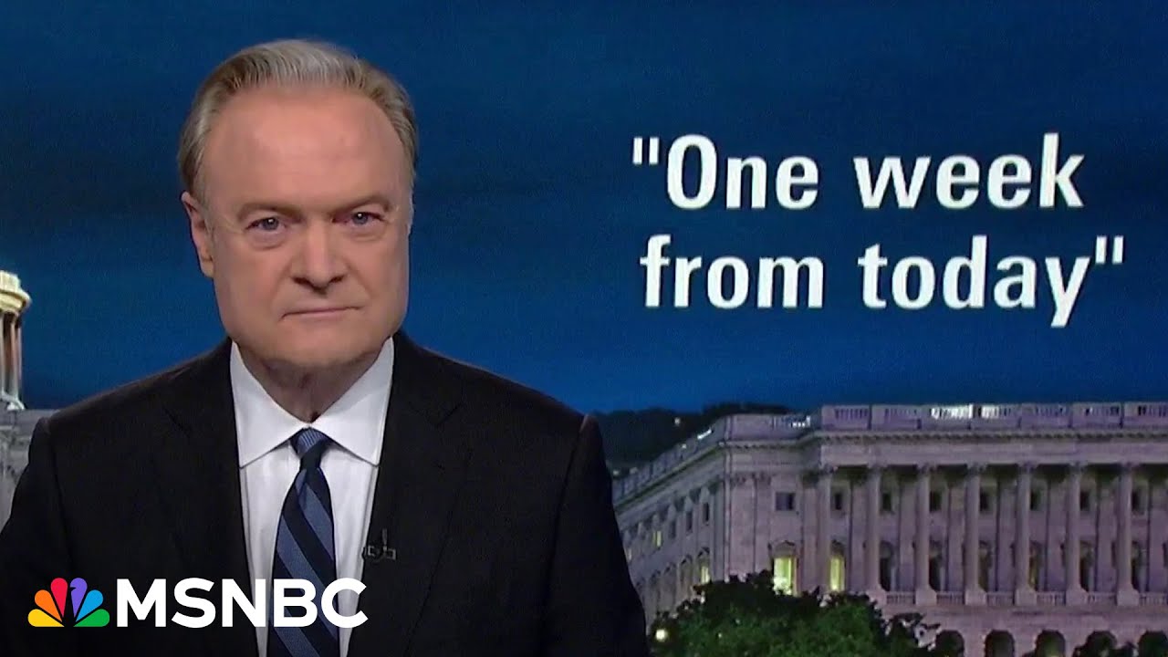 Lawrence: In 7 days, we'll know if Kamala Harris delivered us from Trump’s madness & criminality
