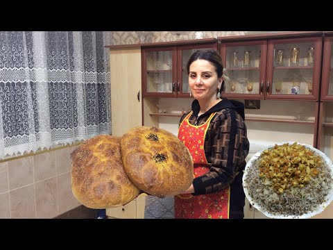 Buckwheat pilaf with chicken for Iftar I made bread with milk from our ancient sweets
