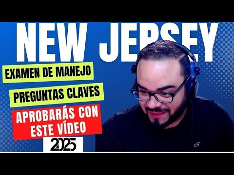 EXAMEN TEORICO DE MANEJO NUEVA JERSEY 2025 I Aprobarás con estas preguntas 🔥