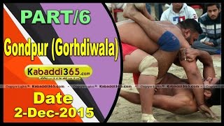 (1) Gondpur (Garhdiwala) Kabaddi Tournament 2 Dec 2015