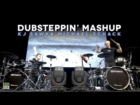 Dubsteppin' Mashup - KJ Sawka & Michael Schack Live @ The UK Drum Show
