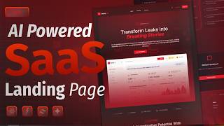 Build an AI Powered Saas Landing Page Using Next Js, React, Typescript