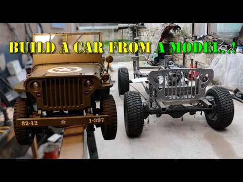 4x4 Willys Mini Jeep Car Build Willys EP 12. Jeep Grill Metal Fabrication Metal Work Restoration