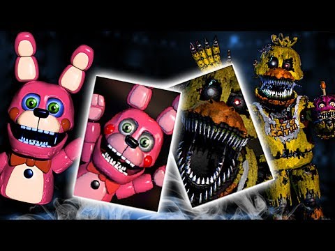 FNAF 7 КОШМАРНАЯ ЧИКА и БОННЕТ НОВЫЕ АНИМАТРОНИКИ во FNAF Ultimate Custom Night !!! ФНАФ НОВОСТИ
