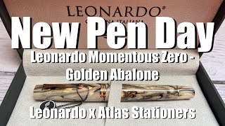 #NewPenDay! Leonardo Momento Zero - Golden Abalone! Atlas Stationers Exclusive π₯³ | Anita Anglin