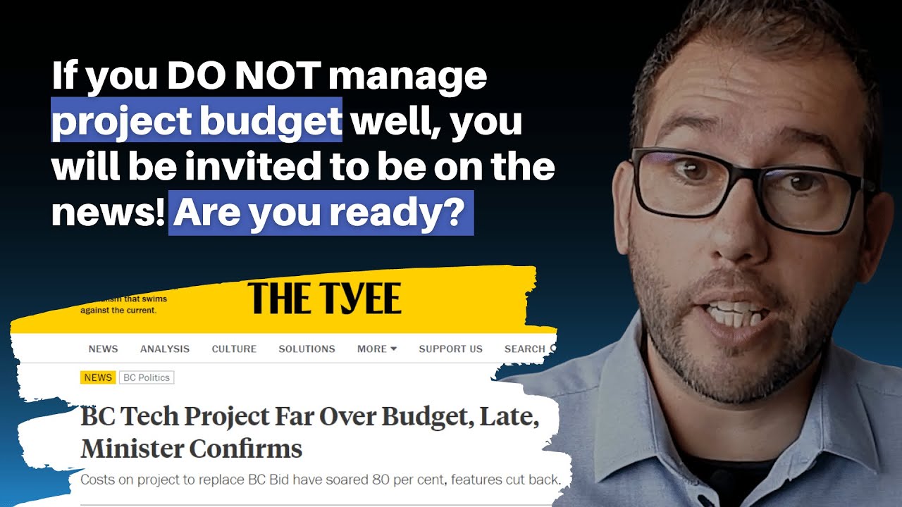 Project Budget | If you DO NOT manage project cost well, you willl be invited to be on the news
