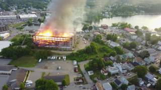 Sanford Mills burning