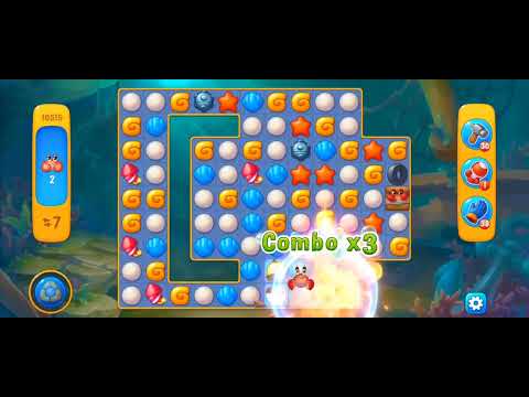 Fishdom Easy Level 10515 (with ingame lightning and firecracker boosters) @choraelmin