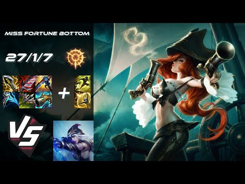 BOTTOM Miss Fortune vs Ashe - EU Grandmaster Patch 26.1
