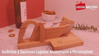 Guillotine à Saucisson Laguiole à Personnaliser - Cadeau Maestro