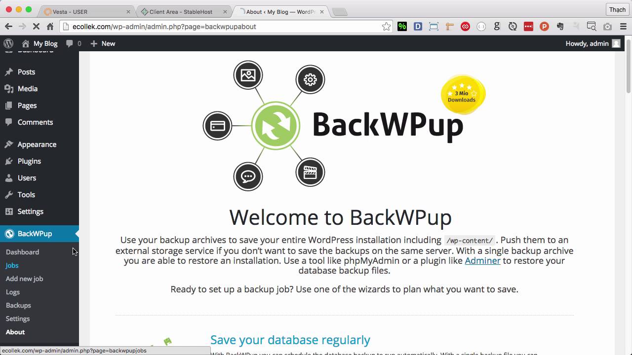 [VestaCP - 7A] Chuyển dữ liệu WordPress về VestaCP
