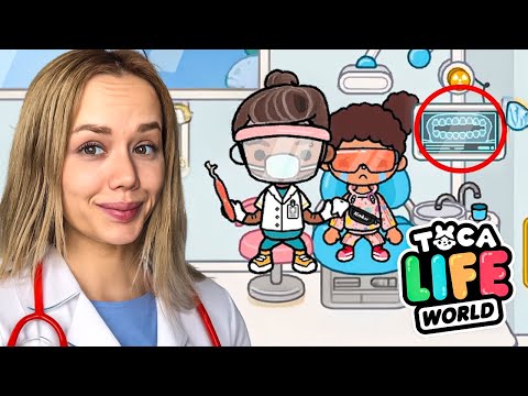 24 SAAT BOYUNCA DİŞ DOKTORU OLDUM !? | Toca Life World @GamzeKarta