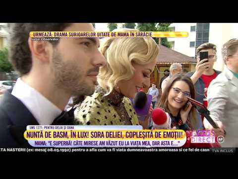 Nuntă de basm pentru sora Deliei! Oana a fost machiată chiar de mirele ei!