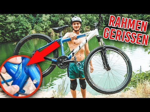 The 200K CHEAP MTB CHALLENGE - Frame cracked! + 200K GIVEAWAY!