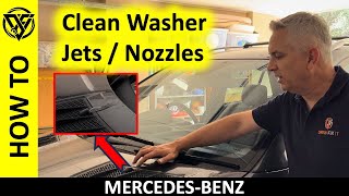 Mercedes Windscreen Washer Jet Not Working - How to Fix for Free