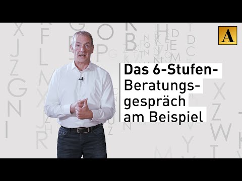 Mathias Leyer: Das 6-Stufen-Beratungsgespräch am Beispiel der Zustimmung