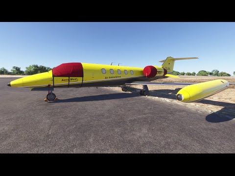 Flysimware Learjet 35A Sneak Peek for MSFS 2024