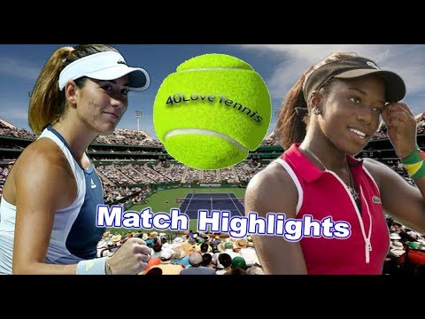 Garbine Muguruza vs Sachia Vickery  Indian wells 2018 R64 Highlights