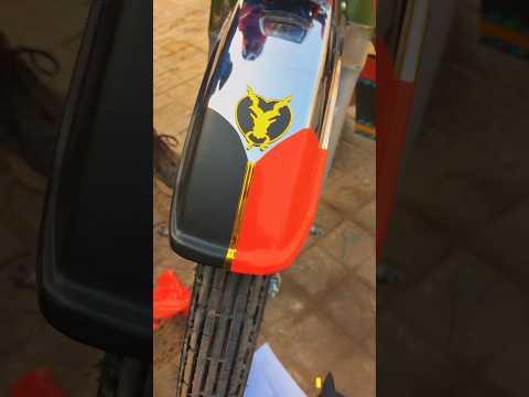 New Design Mudguard | Bike Sticker Modified | Great Look😯 #shorts #bike #cd70 #modified #markhor