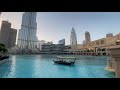 Dubai Tourist Spot Sunset Original Sound 4K