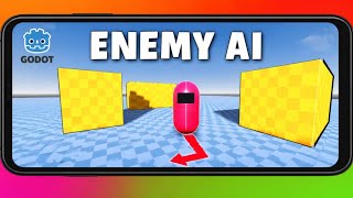 Enemy AI that chases the Player in Godot 4 Mobile | Tutorial