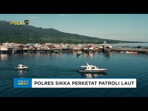POLAIR POLRES SIKKA PERKETAT PATROLI LAUT