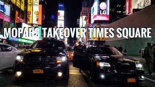 Mopars Doing Burnouts in New York City : Hellcat &amp; SRT madness