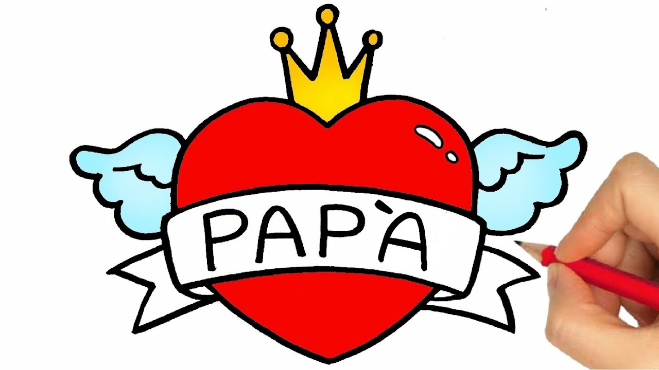 COME REALIZZARE UN DISEGNO PER LA FESTA DEL PADRE - FAI UN REGALO PER LA FESTA DEL PADRE