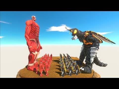 Kaiju vs Titan Megalon vs Colossal Titan