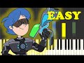 Supernoobs Theme Song Piano Tutorial EASY