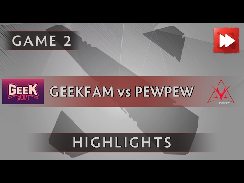 Geek Fam vs Team PewPew [Game 2] ProDotA Cup Series by Azubu.tv - Dota Highlights