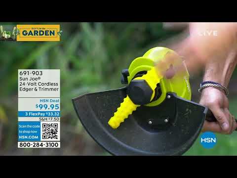 Sun Joe 24Volt Cordless Edger   Trimmer