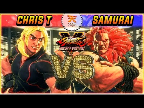 SFV AE ✪ CHRIS T (KEN) vs SAMURAI (AKUMA) | FT2 Sets ✪ SF5 TenSFV